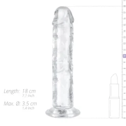 Easytoys Dildo Collection – Jelly Dildo without Balls 16 cm Transparant (1 stuk)