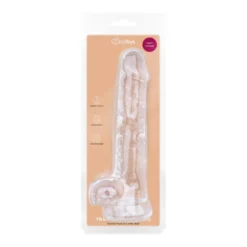 Easytoys Dildo Collection – Jelly Dildo with Balls 19 cm Transparant (1 stuk)