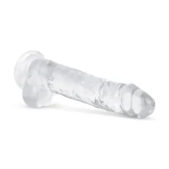 Easytoys Dildo Collection – Jelly Dildo with Balls 19 cm Transparant (1 stuk)
