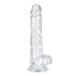 Easytoys Dildo Collection – Jelly Dildo with Balls 19 cm Transparant (1 stuk)
