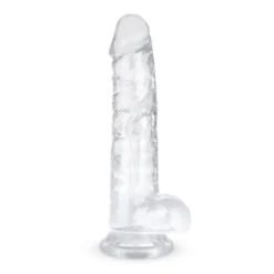 Easytoys Dildo Collection – Jelly Dildo with Balls 19 cm Transparant (1 stuk)