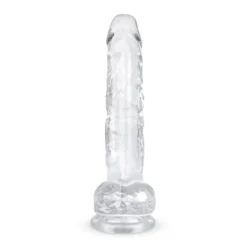 Easytoys Dildo Collection – Jelly Dildo with Balls 19 cm Transparant (1 stuk)