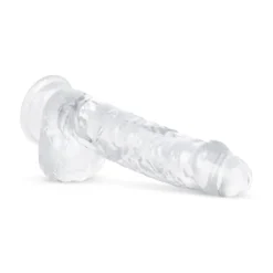 Easytoys Dildo Collection – Jelly Dildo with Balls 13.5 cm Transparant (1 stuk)