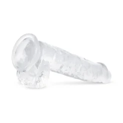 Easytoys Dildo Collection – Jelly Dildo with Balls 13.5 cm Transparant (1 stuk)