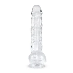 Easytoys Dildo Collection – Jelly Dildo with Balls 13.5 cm Transparant (1 stuk)