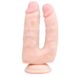 Easytoys Dildo Collection – Realistic Double Dildo with Suction Cup 18 cm Beige (1 stuk)