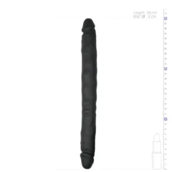 Easytoys Dildo Collection – Silicone Double End Dildo Zwart (1 stuk)