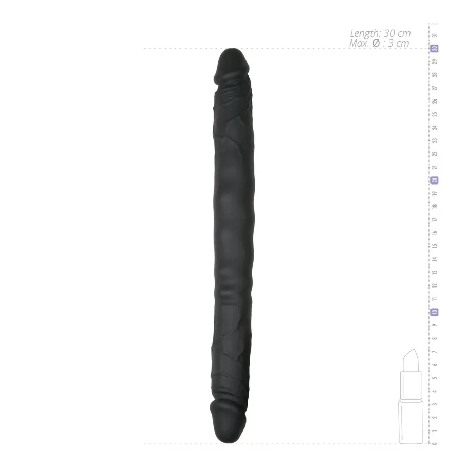 Easytoys Dildo Collection – Silicone Double End Dildo Zwart (1 stuk)