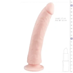 Easytoys Dildo Collection – Suction Cup Dildo Beige (1 stuk)