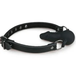 Easytoys Fetish Collection – Ball Gag with Silicone Dong Zwart (1 stuk)
