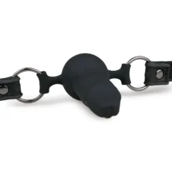 Easytoys Fetish Collection – Ball Gag with Silicone Dong Zwart (1 stuk)