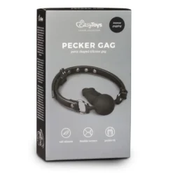 Easytoys Fetish Collection – Ball Gag with Silicone Dong Zwart (1 stuk)