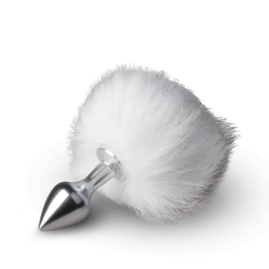Easytoys Fetish Collection – Bunny Tail Plug Zilver (1 stuk)
