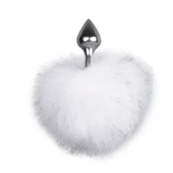 Easytoys Fetish Collection – Bunny Tail Plug Zilver (1 stuk)