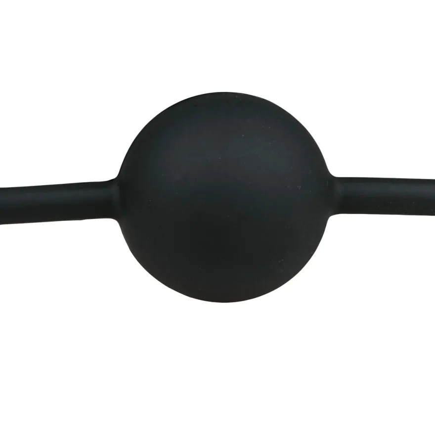 Easytoys Fetish Collection – Ball Gag with Silicone Ball Zwart (1 stuk)
