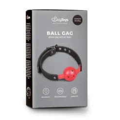 Easytoys Fetish Collection – Ball Gag with PVC Ball Rood (1 stuk)