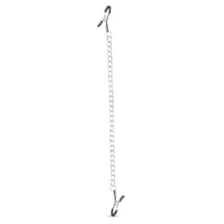Easytoys Fetish Collection – Classic Nipple Clamps with Chain Zilver (1 stuk)
