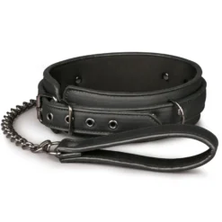 Easytoys Fetish Collection – Fetish Collar with Leash Zwart (1 stuk)