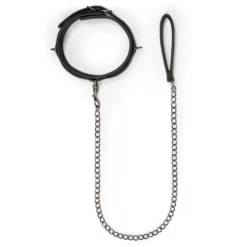 Easytoys Fetish Collection – Fetish Collar with Leash Zwart (1 stuk)