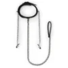 Easytoys Fetish Collection – Leather Collar with Nipple Chains Zwart (1 stuk)