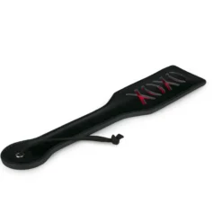 Easytoys Fetish Collection – Leather Paddle XOXO Zwart (1 stuk)