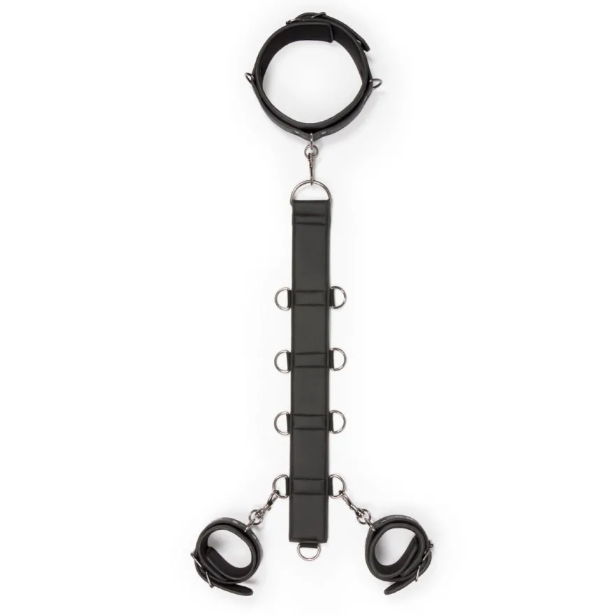 Easytoys Fetish Collection – Neck and Wrist Restraint Zwart (1 stuk)