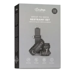 Easytoys Fetish Collection – Neck and Wrist Restraint Zwart (1 stuk)