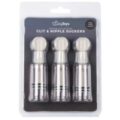 Easytoys Fetish Collection – Nipple & Clit Suckers 3 pcs Transparant (1 stuk)