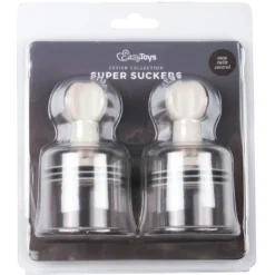 Easytoys Fetish Collection – Nipple & Clit Suckers Large 2 pcs Transparant (1 stuk)