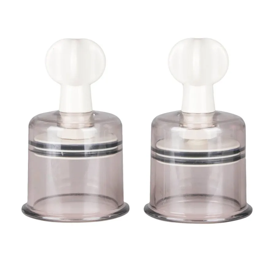 Easytoys Fetish Collection – Nipple & Clit Suckers Large 2 pcs Transparant (1 stuk)