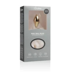Easytoys Fetish Collection – Snow Fox Tail Plug S Goud (1 stuk)
