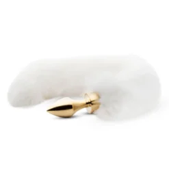 Easytoys Fetish Collection – Snow Fox Tail Plug S Goud (1 stuk)