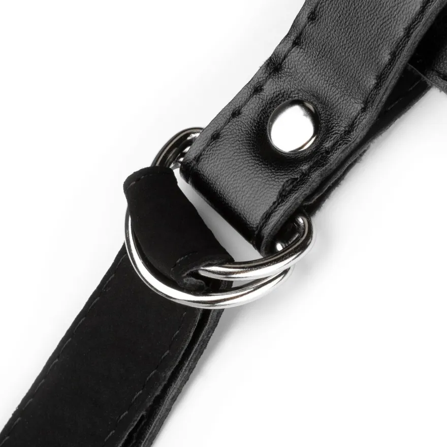 Easytoys Fetish Collection – Strap-On with Double Dildo Zwart (1 stuk)