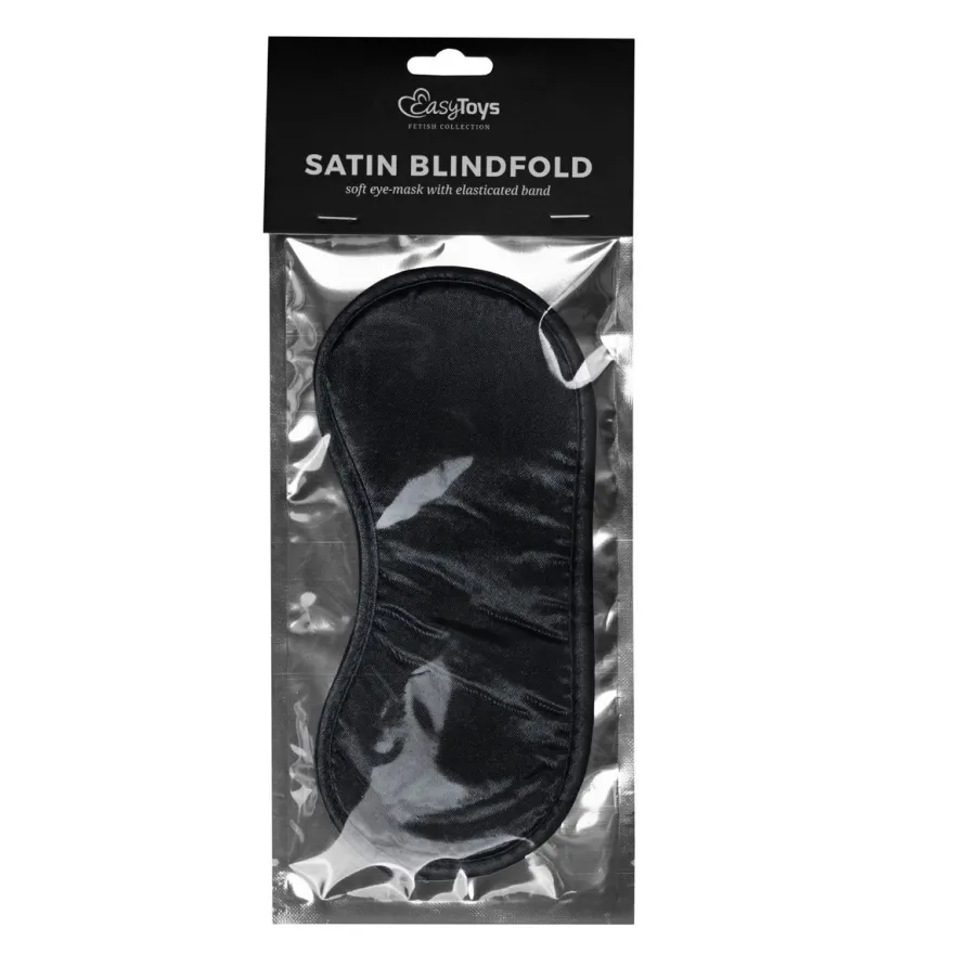Easytoys Fetish Collection – Satin Eye Mask Zwart (1 stuk)