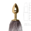 Easytoys Fetish Collection – Silver Fox Tail Plug S Goud (1 stuk)