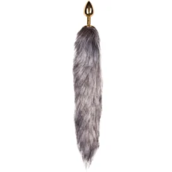 Easytoys Fetish Collection – Silver Fox Tail Plug S Goud (1 stuk)