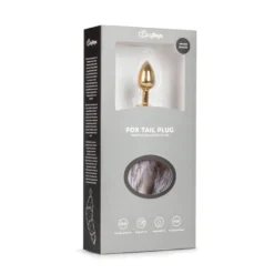 Easytoys Fetish Collection – Silver Fox Tail Plug S Goud (1 stuk)