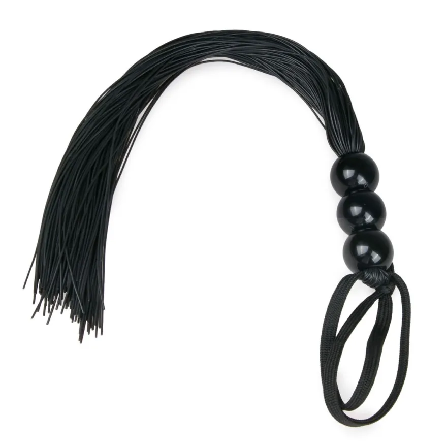 Easytoys Fetish Collection – Silicone Whip Zwart (1 stuk)