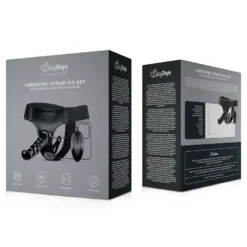 Easytoys Fetish Collection – Strap-On with Vibrating Dildo and Remote Zwart (1 stuk)