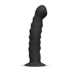 Easytoys Fetish Collection – Silicone Strap-On Bent Zwart (1 stuk)