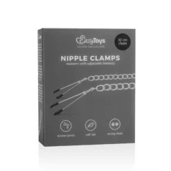 Easytoys Fetish Collection – Tweezer Nipple Clamps Zilver (1 stuk)