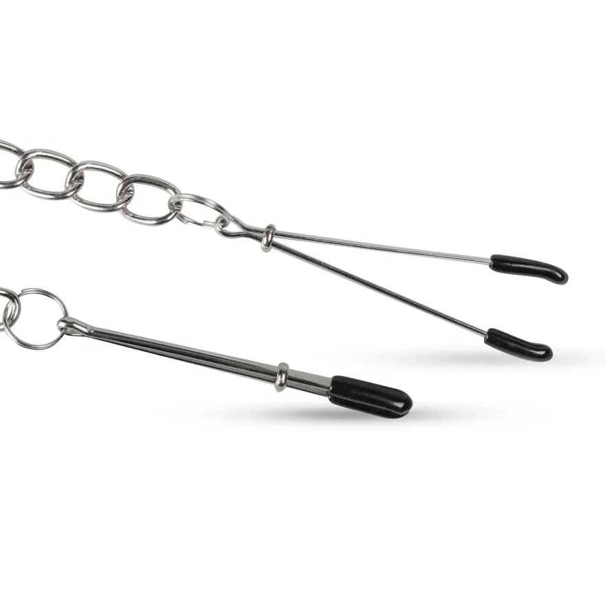 Easytoys Fetish Collection – Tweezer Nipple Clamps Zilver (1 stuk)