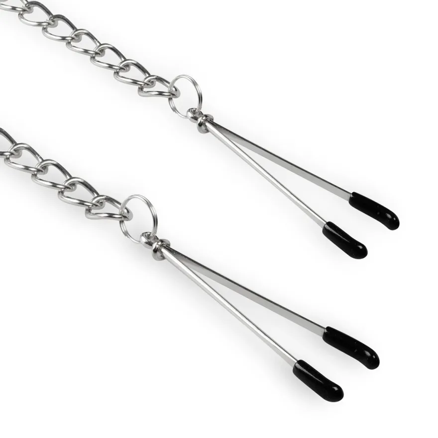 Easytoys Fetish Collection – Tweezer Nipple Clamps Zilver (1 stuk)