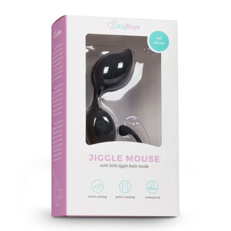 Easytoys Geisha Collection – Curved Kegel Balls Zwart (1 stuk)