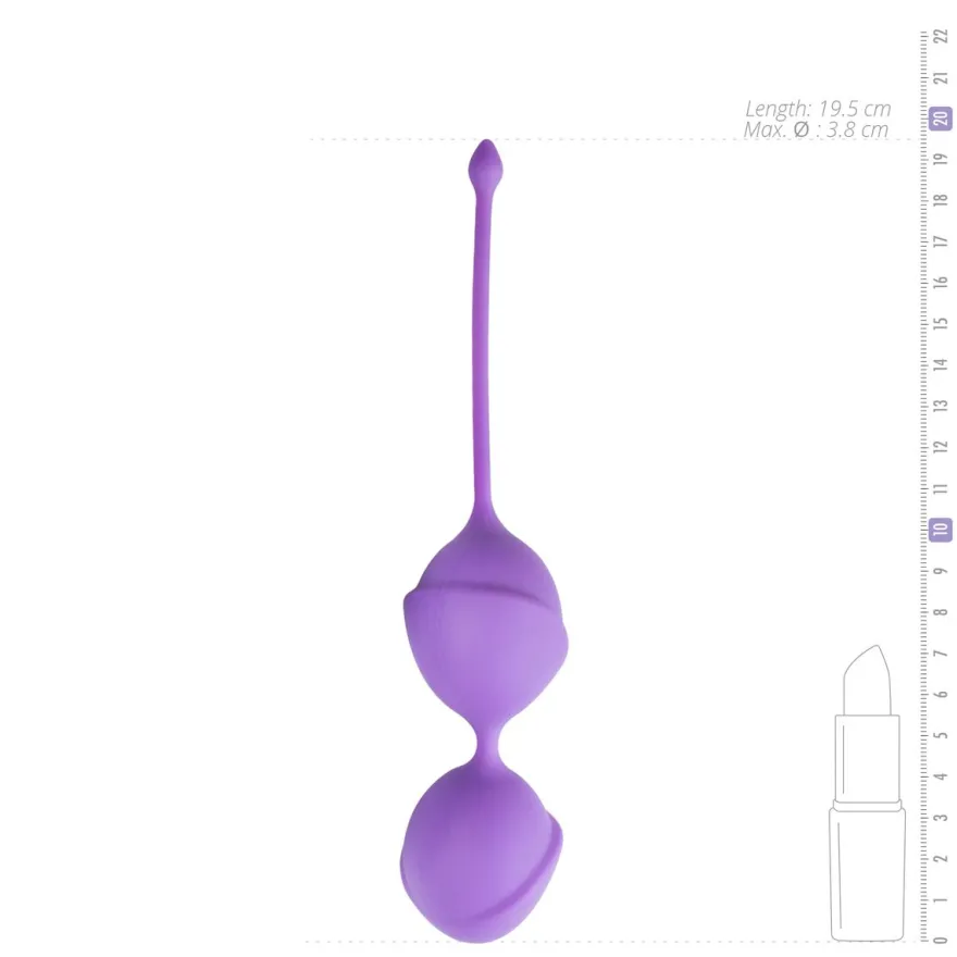 Easytoys Geisha Collection – Double Vagina Balls Paars (1 stuk)