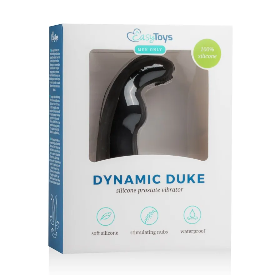 Easytoys Men Only – Dynamic Duke Ribbed Zwart (1 stuk)