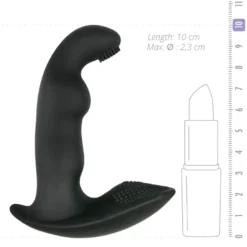 Easytoys Men Only – Dynamic Duke Ribbed Zwart (1 stuk)