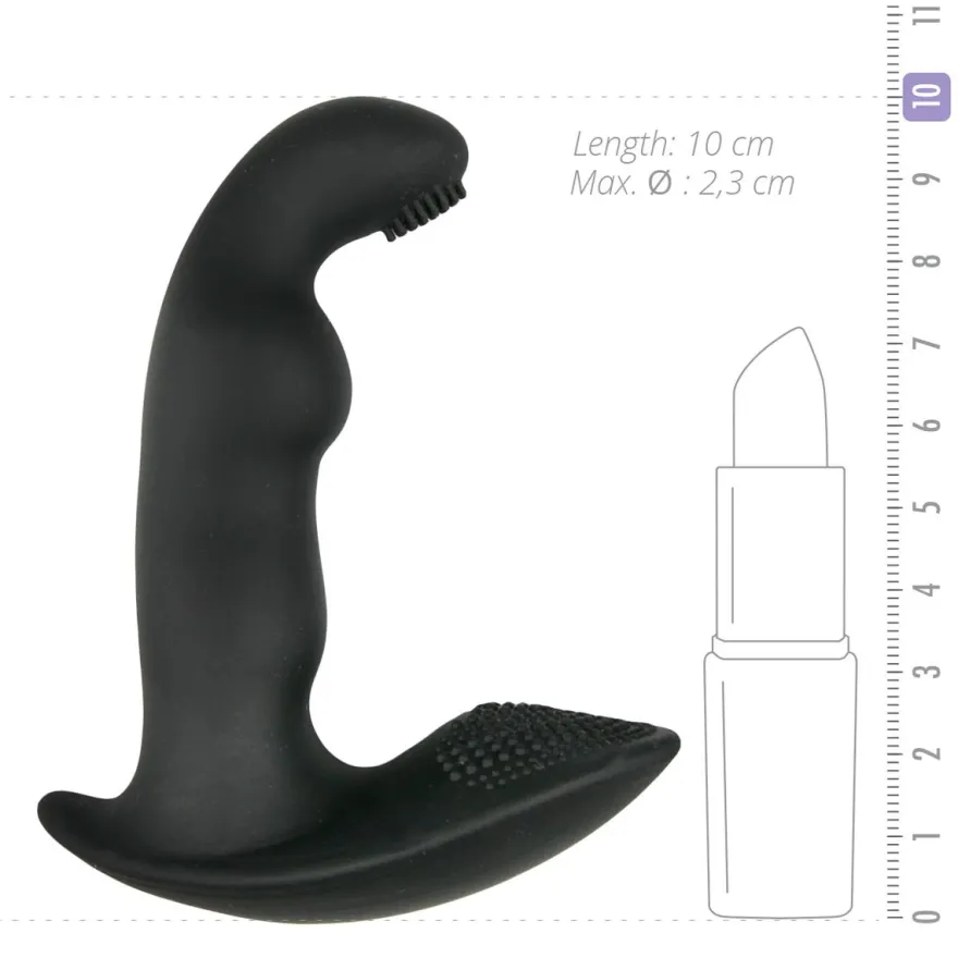 Easytoys Men Only – Dynamic Duke Ribbed Zwart (1 stuk)