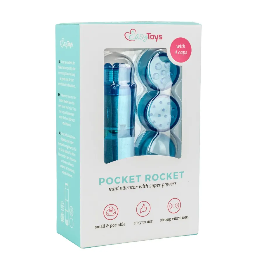 Easytoys Mini Vibe Collection – Pocket Rocket Blauw (1 stuk)