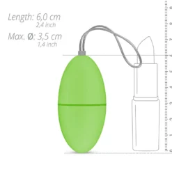 Easytoys Mini Vibe Collection – Remote Control Vibrating Egg Groen (1 stuk)